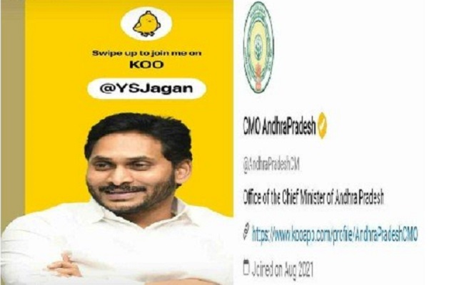 Jagan joins 'Koo' social network!